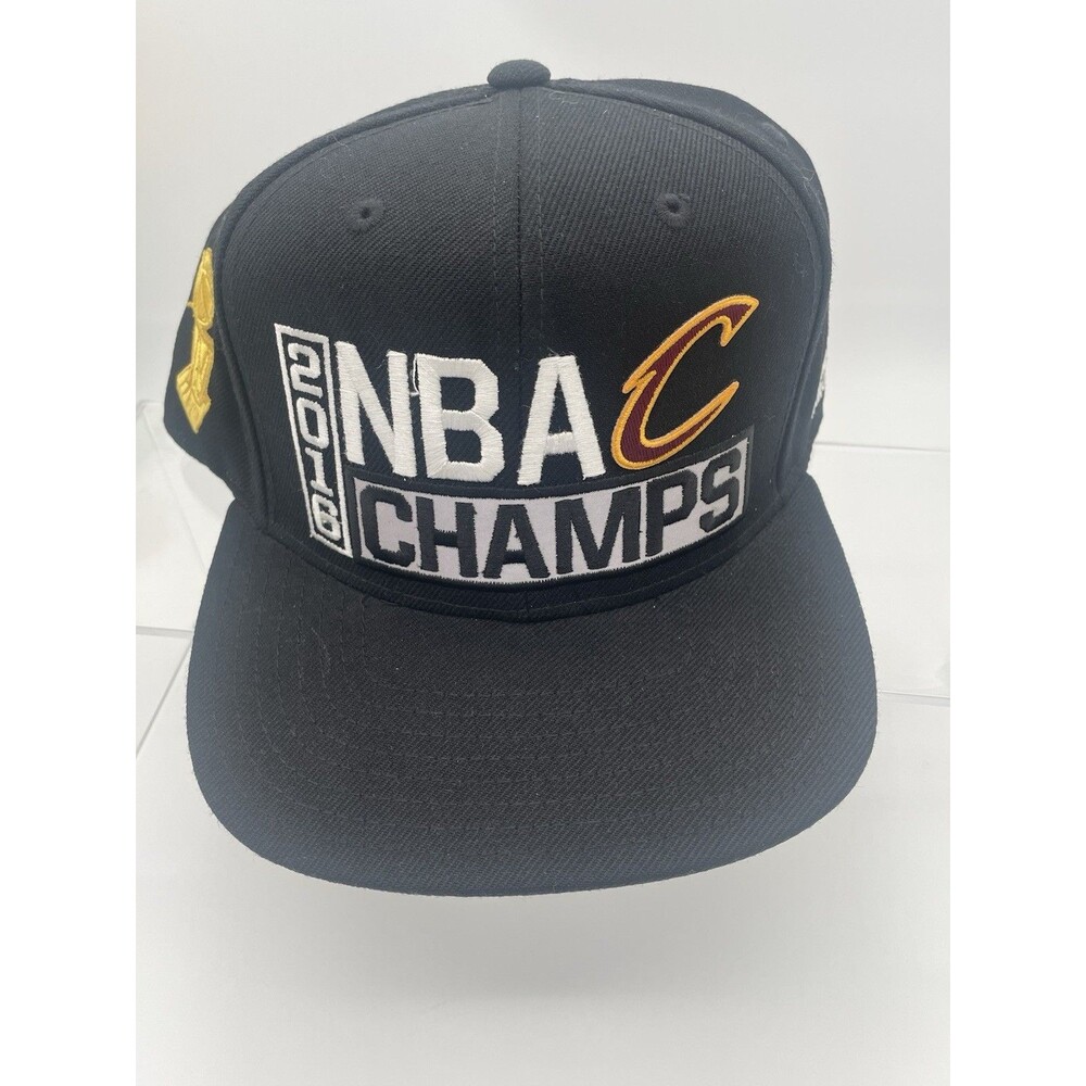 Cleveland Cavaliers Cavs Hat cap NWOT 2016 NBA CHAMPS Adidas Black Snapback H33